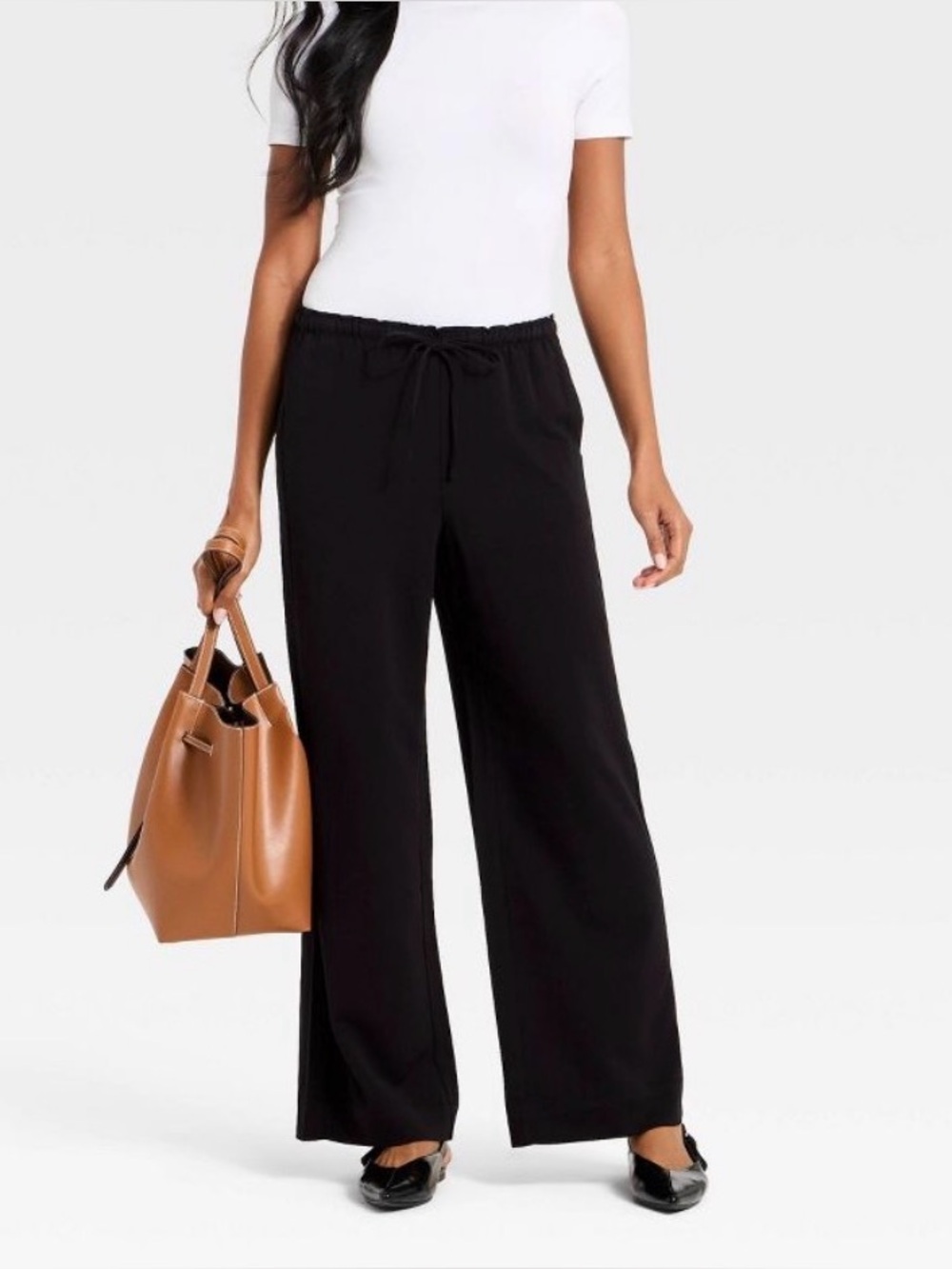 Women Effortless Pull-On Pants - medium